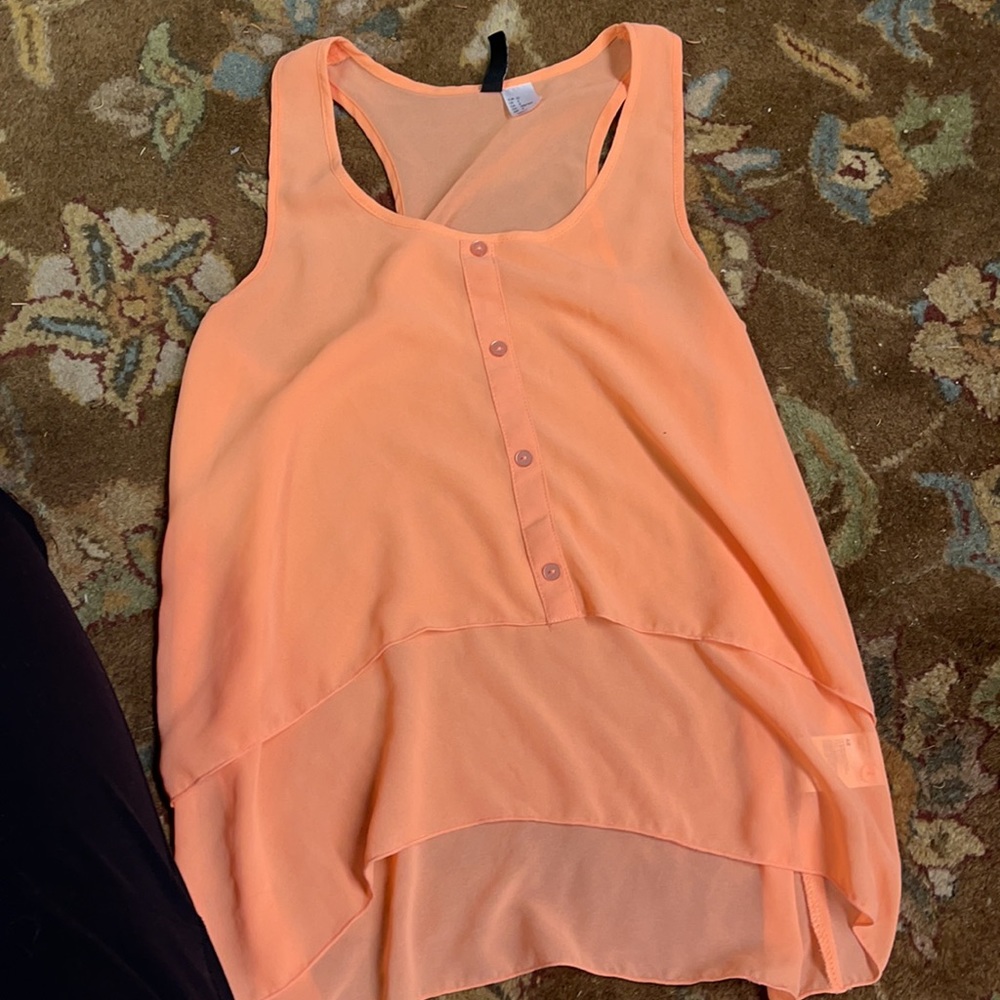 Peach colored tank